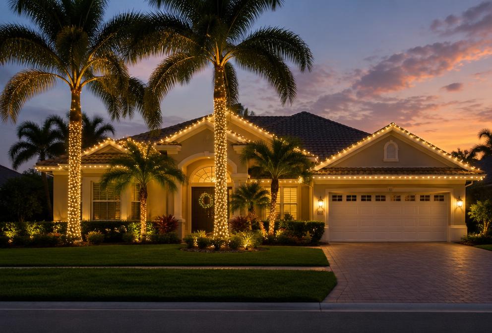 Christmas Light Installation